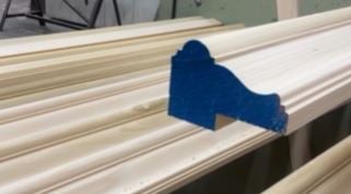 Creating large custom chair rail in poplar